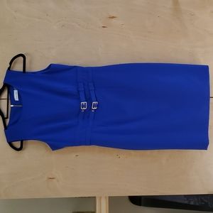 Sheath dress by Calvin Klein 8 Royal Blue